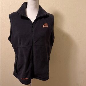 Columbia Women's Dark Gray Fleece Oregon state beavers Jacket